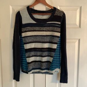 Prana, Women’s, Sweater, Blue, Black, Green, White, Size M